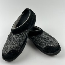 Kuru Draft Women  s 8 Slipper Mule Black Gray Comfort Casual Clog