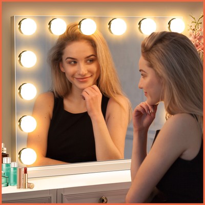 LED beleuchteter Make Up Hollywood Spiegel Smart Touch Control Vanity Mirror