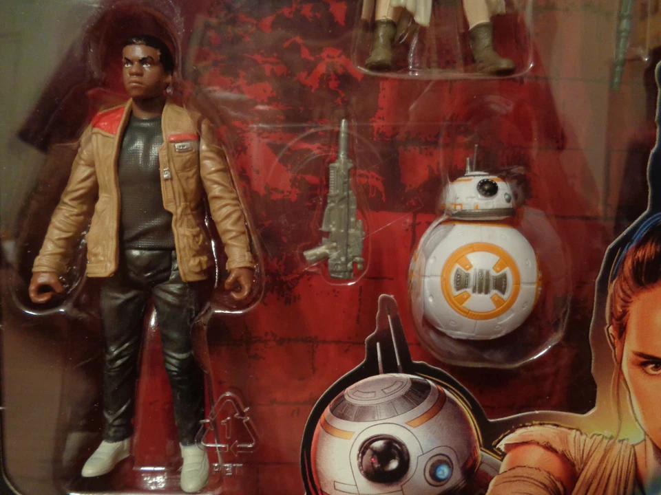 Juego de figuras de acción Star Wars Takodana Encounter 3,75" Maz Kanata, Rey, BB-8, Finn Foto 3 de 4