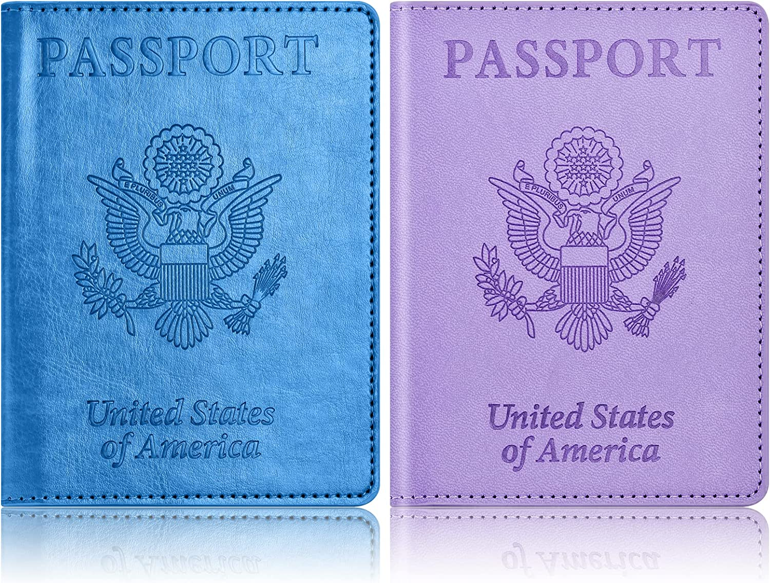 2-Pack RFID-Blocking Passport Holder Wallet for Travelers - Men & Women-image