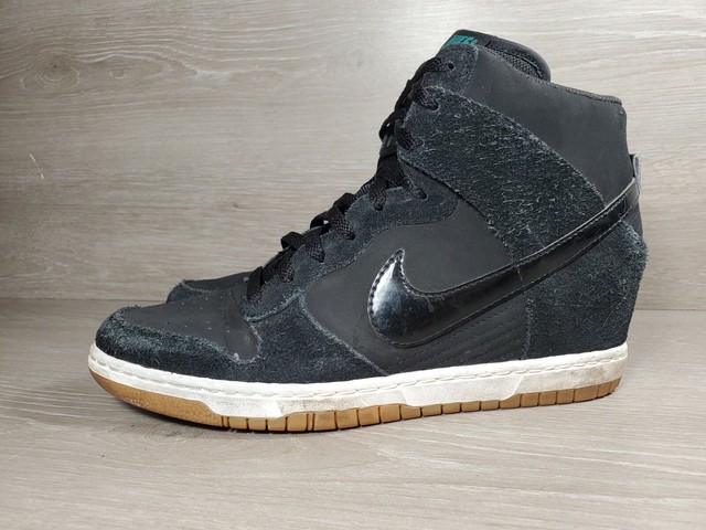 nike dunk sky hi essential black