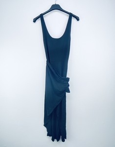 kaila wrap style jersey dress