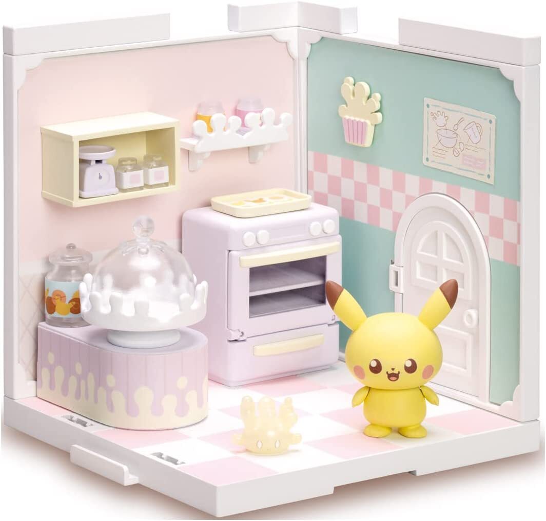 TAKARA TOMY Pokemon Peaceful Place Pokepiece House Kitchen Milcery