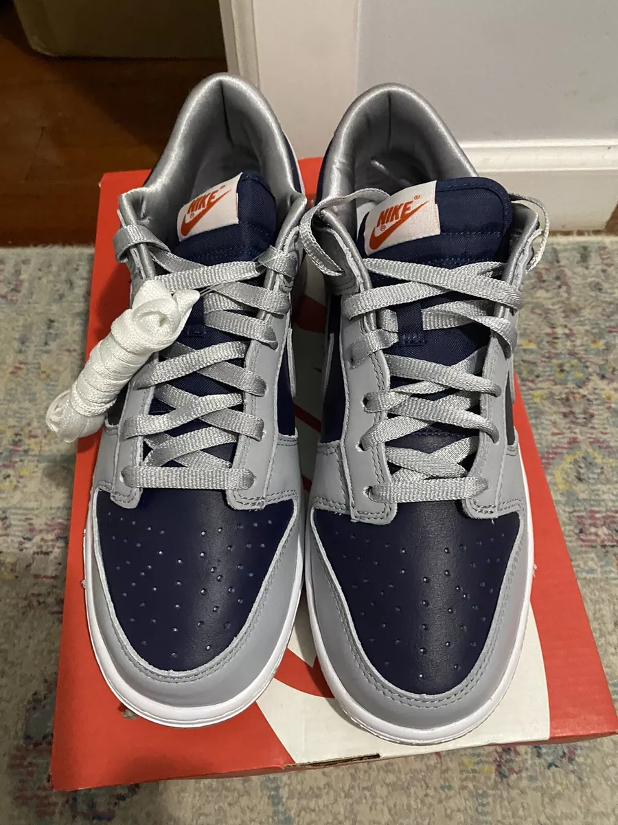 Nike dunk low college navy grey Women's (11W/9.5M) | eBay