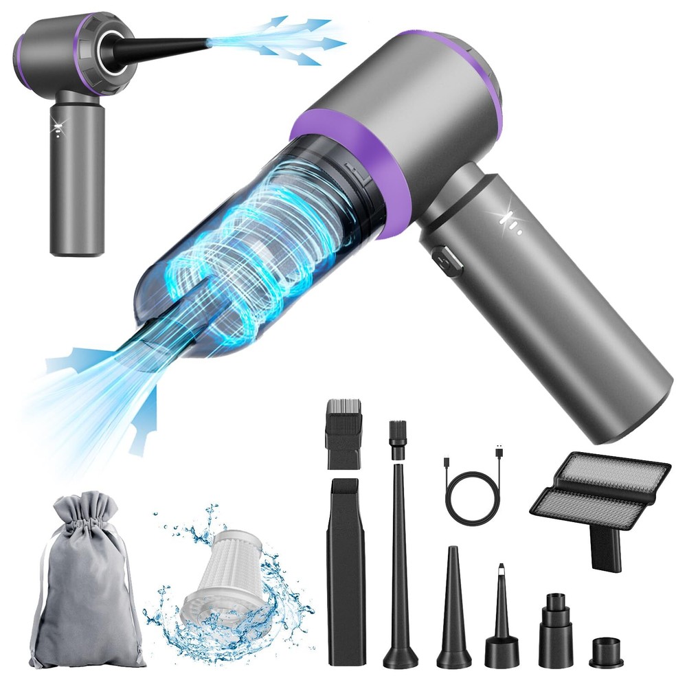 Car Vacuum Cleaner,Handheld Vacuum,Mini Vacuum Cordless,Cordless Vacuum Clean...