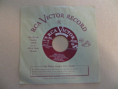 Mario Lanza   Four Operatic Arias - RCA Victor Red Seal ERA-136 7'' EP G/Generic