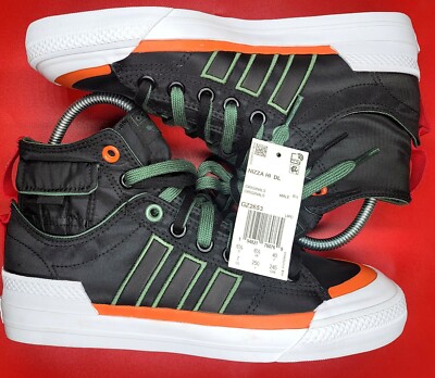 Adidas Originals Nizza Hi DL Black /Green /Orange GZ2653 Men's