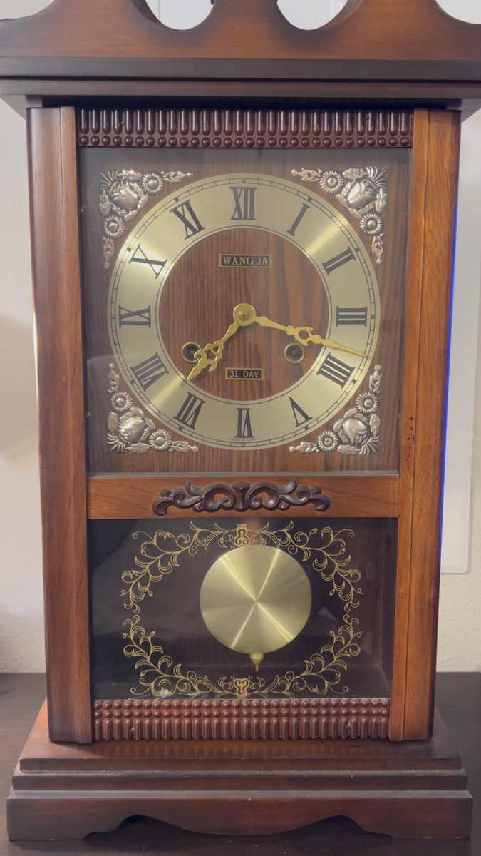 Wang Ja Striking Wall Clock (Made in Korea) Chimes and Functions