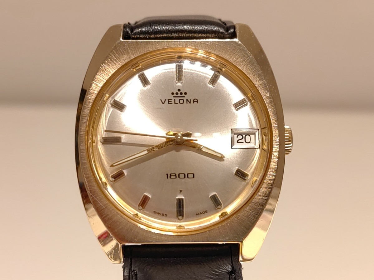 VINTAGE RARE CLASSIC GOLD PLATED MECHANICAL MEN'S SWISS WATCH