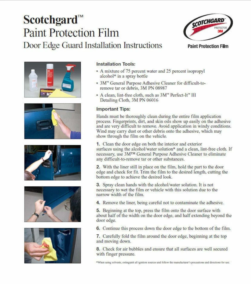 33 yds x 1" Wide 3m Roll Door Edge Guard Car Paint Scratch Protection Scotchgard - Image 4 of 4