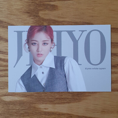 Jihyo Official Message Card Twice 2nd Album Eyes Wide Open Genuine Kpop |  eBay