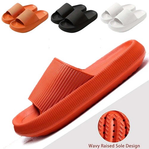 Cozy Pillow Slippers Slides Anti-Slip Sandals Ultra Soft Cloud Home Outdoor Shoe