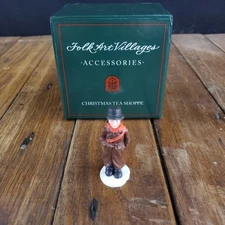 Lang and Wise Christmas Tea Shoppe Man with Tree on Back 30010406