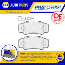 Brake Pads Set fits NISSAN CABSTAR F24M 2.5D Rear 06 to 13 Proformer New