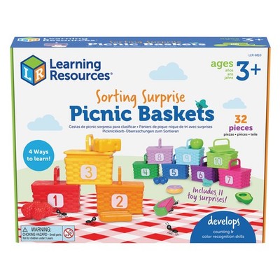 Learning Resources LER6810 Set,sorting,picnic Baskets