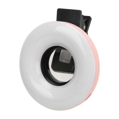 Macro Lens With Mini Clip Ring Light 15X Zoom 3000K‑6500K 5 Adjustable Brig GDB - Photo 12/18