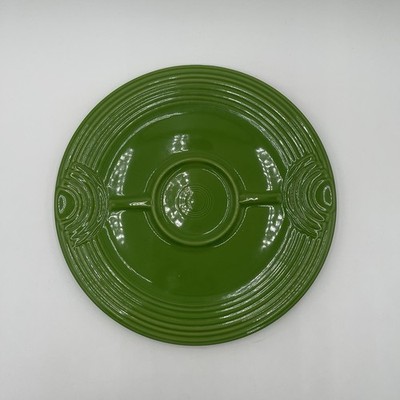 Fiesta Ware Fiestaware Retired Shamrock Green 12''  Hostess Tray Serving Platter