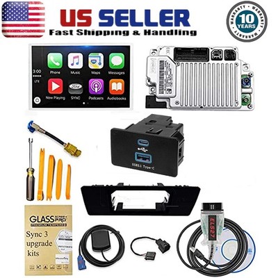 OEM SYNC 2 to SYNC 3 V3.4 Upgrade Carplay FIT For Ford sync 3 APIM GPS HD New