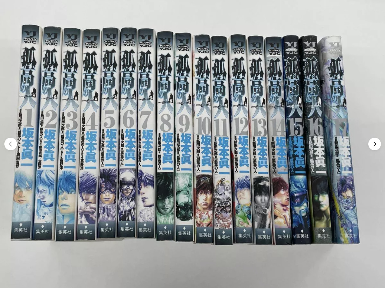 Kokou no Hito vol.1-17 Cómic Manga Set Usado The Climber Japón Shinichi Sakamo