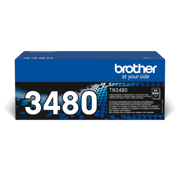 Brother Toner TN-3480 Schwarz (Ca.8000 Seiten)-image