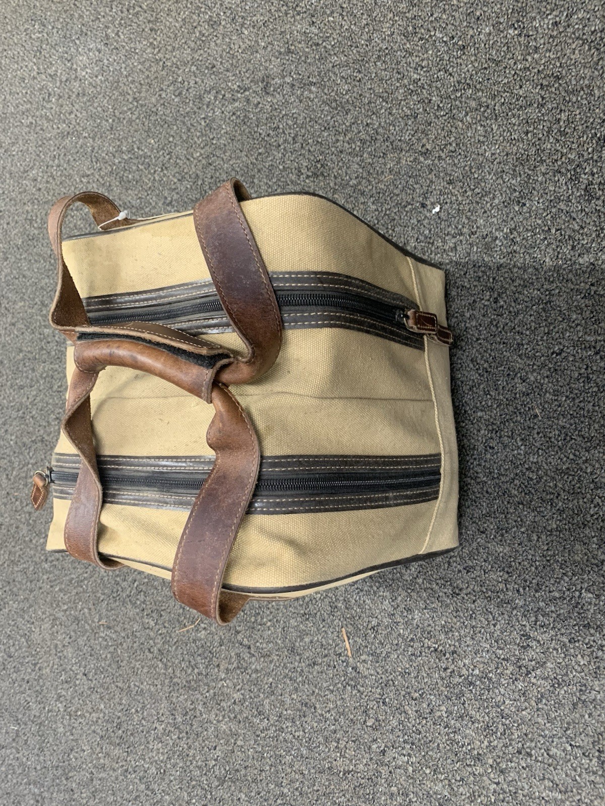 Vintage Sportcraft Rivoli Bocce Ball Set With Canvas and Leather Carry Case