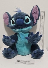 Disney Store Authentic Lilo Stitch Soft Blue Stuffed Plush Toy 13"