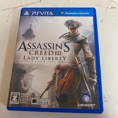Assassin's Creed III PSVita PSV PlayStation Vita Tested Japanese ver with Case