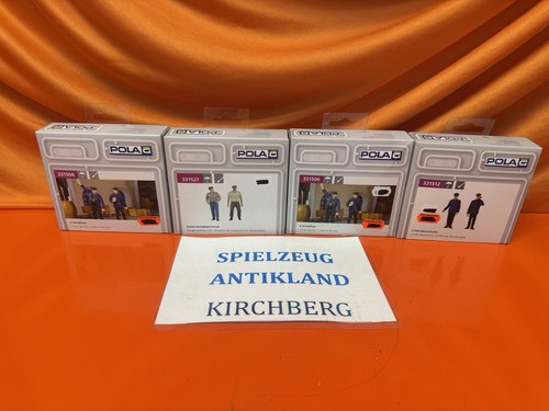 Lote 4 Pola 331506... Juego de figuras de ferrocarril personas G para LGB Piko nuevo | Condition: Neu