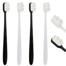 Soft Micro Nano Toothbrush Extra Manual Ultra Bristled With 20000 Soft 4 Pack