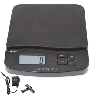 66LB x 0.1oz Digital Postal Shipping Scale Horizon SF-550 V4 Desktop Scale Black