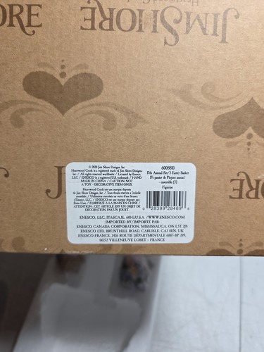 New - Jim Shore "Easter Cheer Found Here" Easter Basket W/ Eggs Enesco 6008810 - Afbeelding 18 van 18