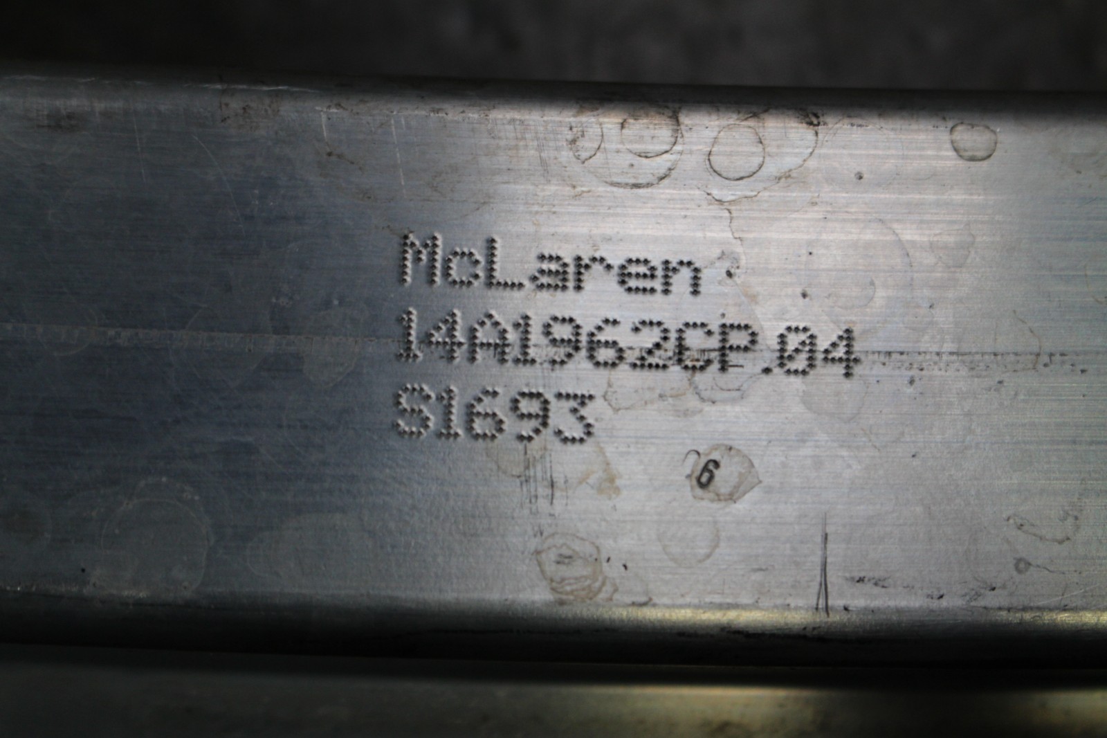McLaren 720s, Rear Bumper Reinforcement, Used, P/N 14A1962CP