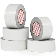 SWRT 5 Pack Duct Tape White Heavy Duty,2 in x 30 YD Total 150YD , 9 Mil