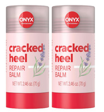 Onyx Professional Cracked Heel Repair Balm Stick 2 Pack Dry Cracked Feet Trea...