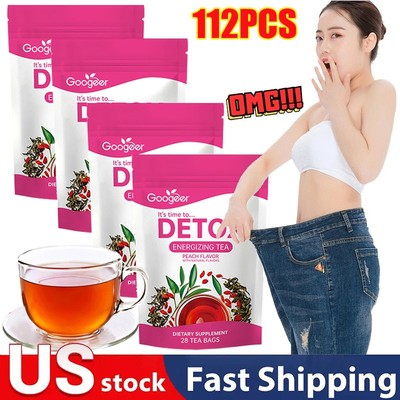 28~140Pcs Detox Tea Weight Loss Tea Slimming Diet Tea Bags Fat Burning-    
