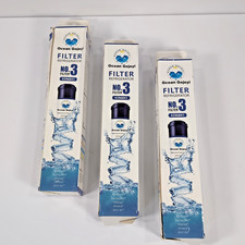 Filtro acqua frigorifero Ocean Gojeyi n. Set 3 Filtri 4396841 Fit Whirpool