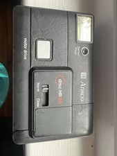 Ansco Disc HR 50 Black Motor Drive Disc Film Camera Compact Point  Shoot