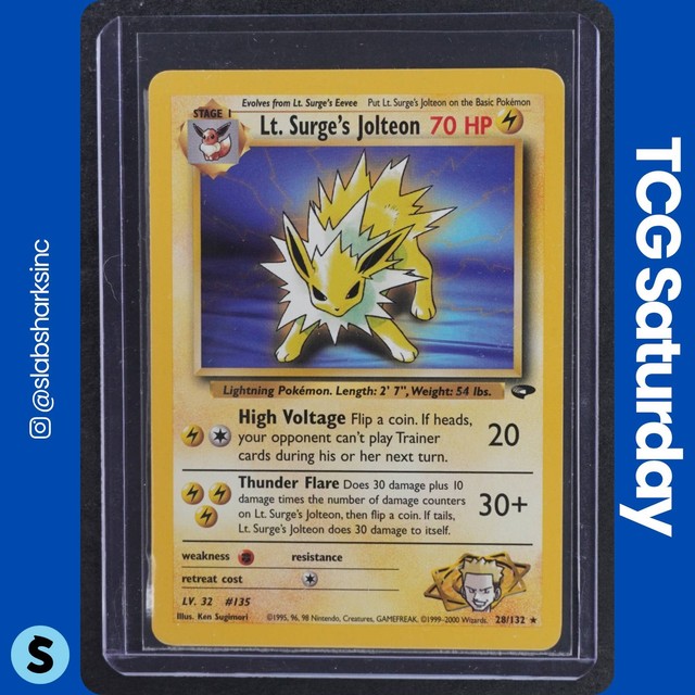 Lt. Surge's Jolteon #28 (Gym Challenge (2000))