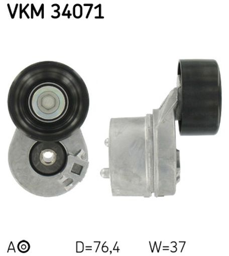 Skf Spannrolle, Keilrippenriemen Vkm 34071 - Bild 3