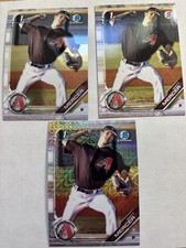2019 Bowman Matt Mercer 1st Bowman Lot Of 3 Cards