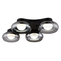 Led Deckenleuchte Wohnzimmerlampe Deckenlampe Rauchglas Cct Memory Funktion