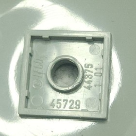 LEGO 44375apx1 Dish 6x6 Inverted Radar Hollow Copper Black Pattern Light Gray x1