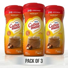 Coffee mate Hazelnut Powder Coffee Creamer, 15 oz Pack of 3