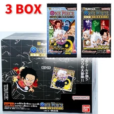 One Piece Great Pirate Seal Wafer LOG.12 Stickers 3 Box BANDAI 20 Packet per box
