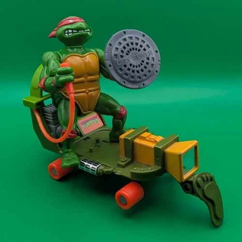 Teenage Mutant Ninja Turtles 1988 Cheapskate Vehicle Complete With HH Raphael