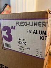 Flexi-Liner 3” x 35’ Aluminum Chimney Liner Kit – Part #582950 – New in Box