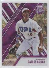 2017 Panini Elite Extra Edition Aspirations Purple /200 CARLOS AGUIAR #142 0p5j