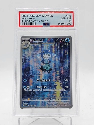 POLIWHIRL 2023 POKEMON 151 ILLUSTRATION RARE #176/165 PSA 10 Q0895