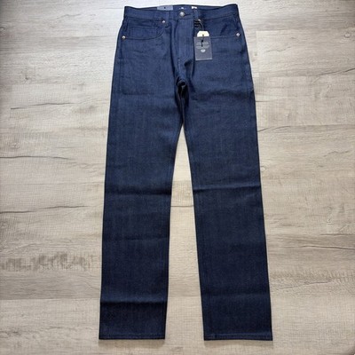 NWT LEVIS 505 REGULAR JAPANESE SELVEDGE DENIM MENS SZ 32 X 34 BLUE STRAIGHT RARE