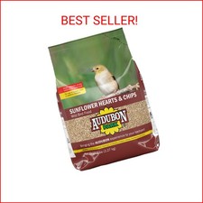 Audubon Park 12224 Sunflower Hearts & Chips Wild Bird Food, 5-Pounds, 5 Pound (P 3.66 per gallon